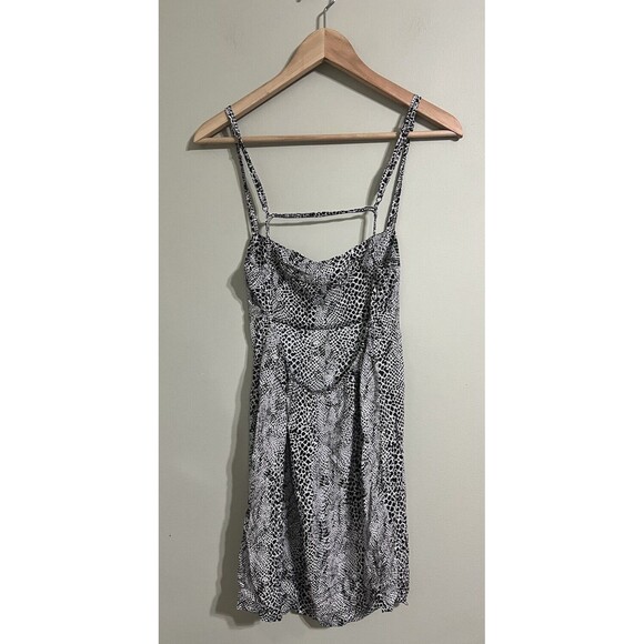 Intimately Free People Abstract strappy open back lightweight slip dress PS - Picture 3 of 5